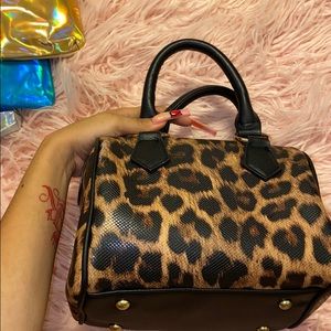 Cheetah print purse